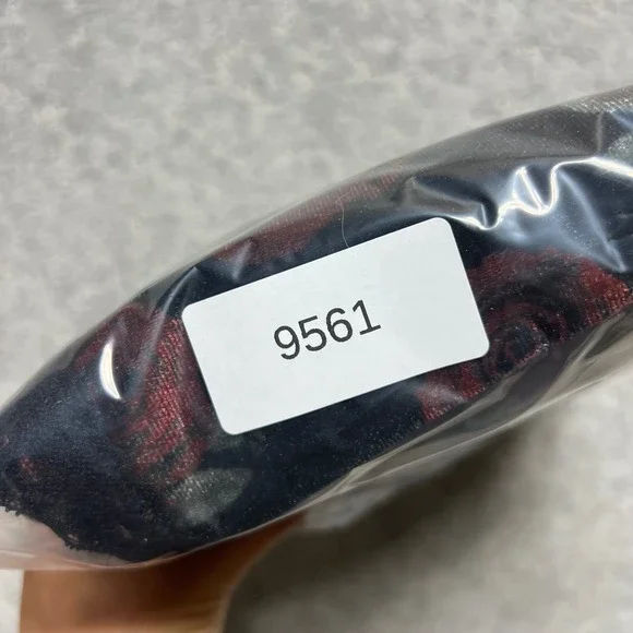 Thorn & Fable Dress Womens SM Velvet Bell Sleeve Mini Dress Rose Butterfly Print - Picture 15 of 15